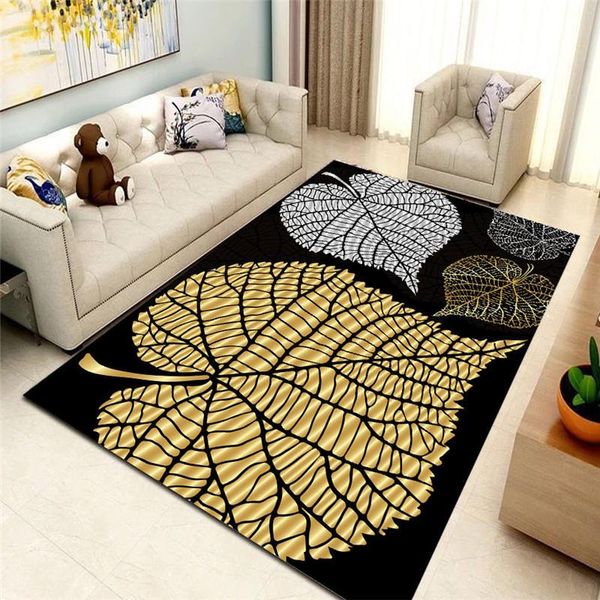 carpets european-style simple printing living room carpet office felt non-slip children crawling mats home decoration