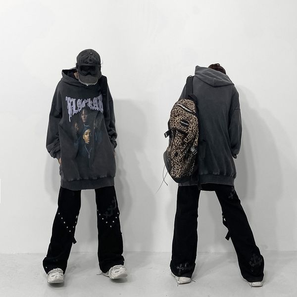 hiphopplien street fashion brand ins wash portrait print hoodie men's 2021 fall new, Black
hiphopplien street fashion brand ins wash portrait print hoodie men's 2021 fall new, Black