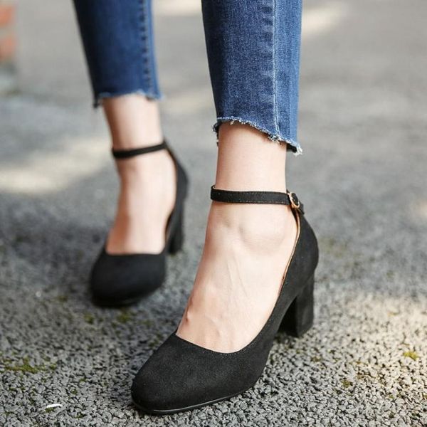 dress shoes plus size ladies high heels women woman pumps buckle heel single shoe, Black
dress shoes plus size ladies high heels women woman pumps buckle heel single shoe, Black
