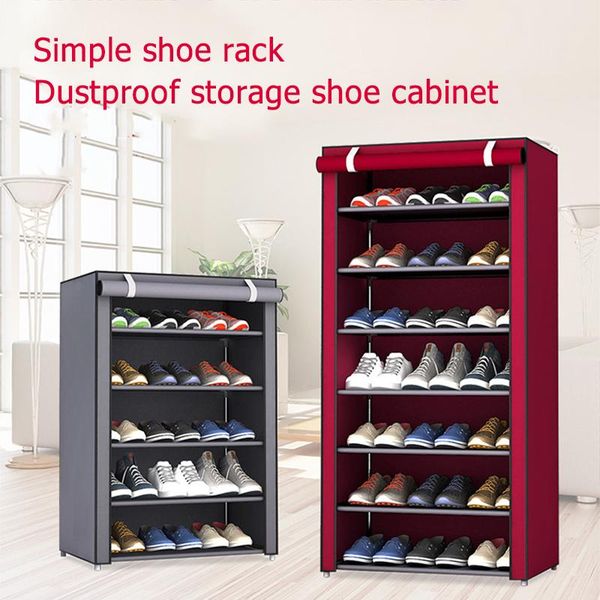 shoe rack multi-layer assembled dust-proof storage cabinet home stand dormitory simple shelf organizer holder clothing & wardrobe
shoe rack multi-layer assembled dust-proof storage cabinet home stand dormitory simple shelf organizer holder clothing & wardrobe