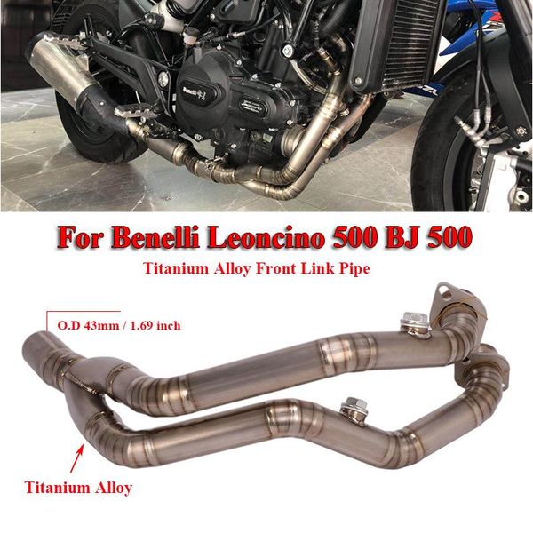 for benelli leoncino 500 bj500 full exhaust escape header link pipe titanium alloy front connect tube motorcycle slip stock cat system
for benelli leoncino 500 bj500 full exhaust escape header link pipe titanium alloy front connect tube motorcycle slip stock cat system