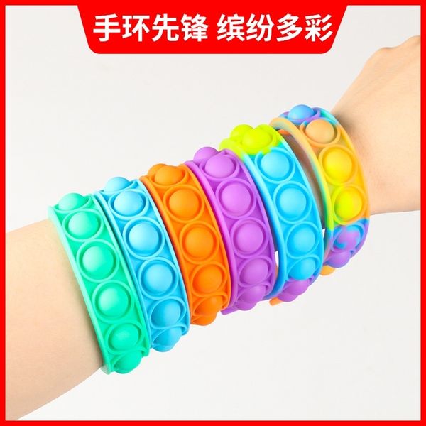 new style deratization pioneer fun color silicone bracelet puzzle decompression toy i am a master
new style deratization pioneer fun color silicone bracelet puzzle decompression toy i am a master