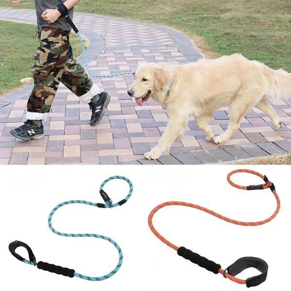 quick released dog slip rope leash adjustable loop collar comfortable pet with bracelet soft foam handle collars & leashes
quick released dog slip rope leash adjustable loop collar comfortable pet with bracelet soft foam handle collars & leashes