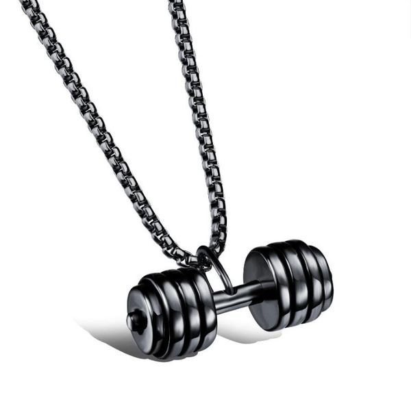sporty necklace cool cute mini barbell dumbbell pendant necklaces friend lover novelty gift 316l stainless steel 2021, Silver
sporty necklace cool cute mini barbell dumbbell pendant necklaces friend lover novelty gift 316l stainless steel 2021, Silver