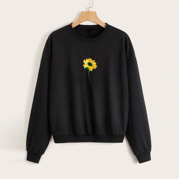 women's hoodies & sweatshirts floral print pullover blouse fashion coat women long sleeve sweatshirt sunflower cat casual top, Black
women's hoodies & sweatshirts floral print pullover blouse fashion coat women long sleeve sweatshirt sunflower cat casual top, Black