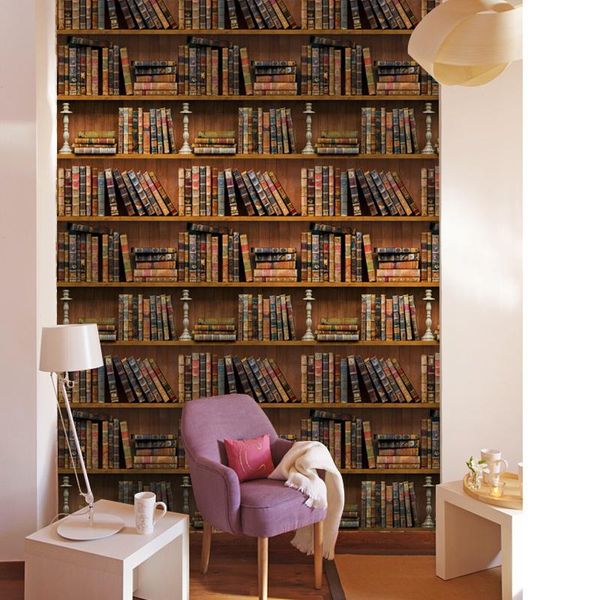 wallpapers waterproof vintage 3d bookshelf effect wallpaper roll modern rustic realistic texture pvc wall paper home decor
wallpapers waterproof vintage 3d bookshelf effect wallpaper roll modern rustic realistic texture pvc wall paper home decor