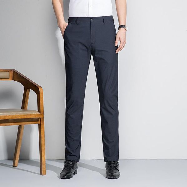 men's pants casual summer thin 2021 spring and milk silk small foot straight tube slim fashion icy trousers, Black
men's pants casual summer thin 2021 spring and milk silk small foot straight tube slim fashion icy trousers, Black