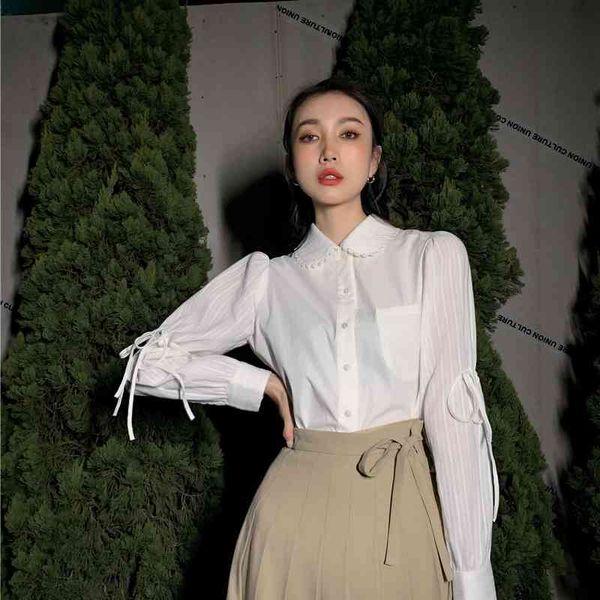 women's two piece pants peter pan collar white long sleeve korean blouse women puff tie button up shirt spring 2021 fashion cl
women's two piece pants peter pan collar white long sleeve korean blouse women puff tie button up shirt spring 2021 fashion cl
