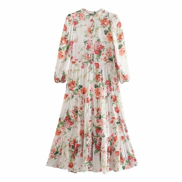 casual dresses women floral print cottagecore long puff sleeve ruffled hem vintage summer female button up elegant 8sl8, Black;gray
casual dresses women floral print cottagecore long puff sleeve ruffled hem vintage summer female button up elegant 8sl8, Black;gray
