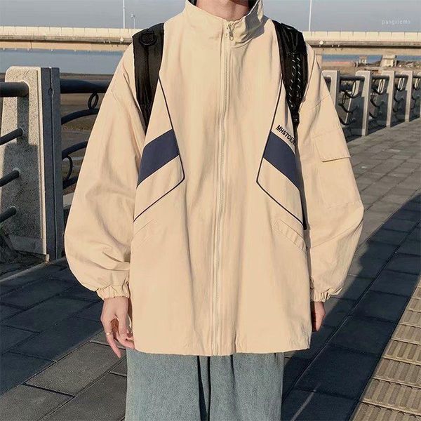 men's jackets spring autumn workwear jacket casual all-match trend handsome loose hong kong style japan harajuku varsity, Black;brown
men's jackets spring autumn workwear jacket casual all-match trend handsome loose hong kong style japan harajuku varsity, Black;brown
