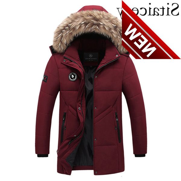 2021 new men clothes faux fur collar men's jackets fall winter zipper coat down jacket for man waterproof parka outwear, Black
2021 new men clothes faux fur collar men's jackets fall winter zipper coat down jacket for man waterproof parka outwear, Black