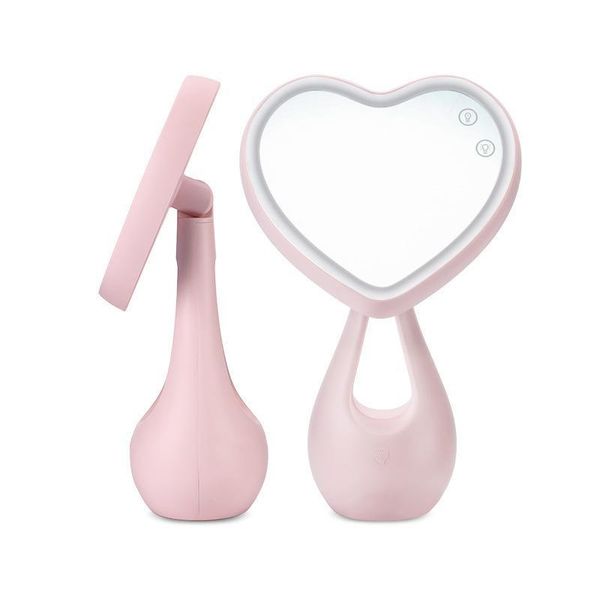 mirrors asypets portable led makeup mirror charging colorful heart-shaped table lamp light comb night
mirrors asypets portable led makeup mirror charging colorful heart-shaped table lamp light comb night