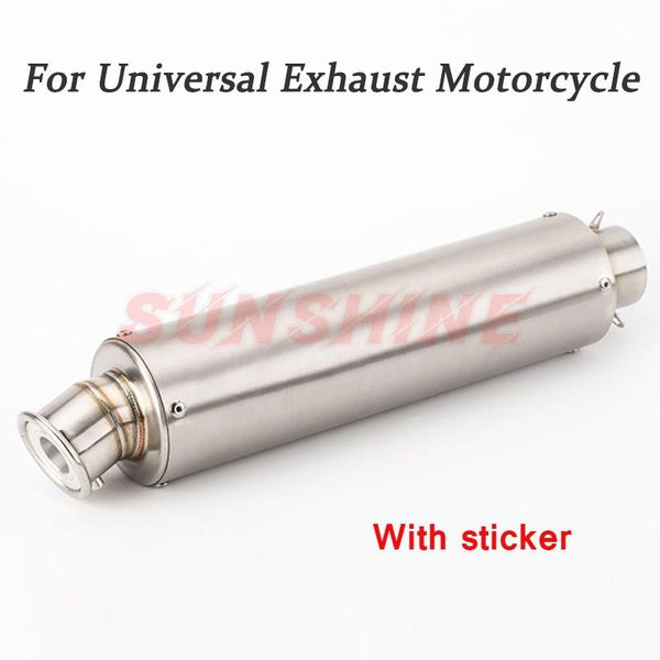 motorcycle exhaust system universal slip on muffler pitbike modified pipe motorcross db killer for r15 v3 mt03 z250 sv650 mt09 z800 r25
motorcycle exhaust system universal slip on muffler pitbike modified pipe motorcross db killer for r15 v3 mt03 z250 sv650 mt09 z800 r25