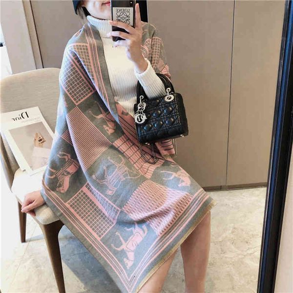 70% off design scarf autumn and winter new coach cashmere women's warm thickened air conditioning shawl long versatile neck, Blue;gray
70% off design scarf autumn and winter new coach cashmere women's warm thickened air conditioning shawl long versatile neck, Blue;gray
