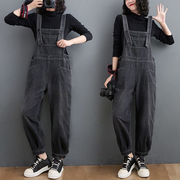 spring cowboy clothes, autumn jeans, literary plus size, loose personality denim zh029 pants overalls. v4e4, Black;white
spring cowboy clothes, autumn jeans, literary plus size, loose personality denim zh029 pants overalls. v4e4, Black;white