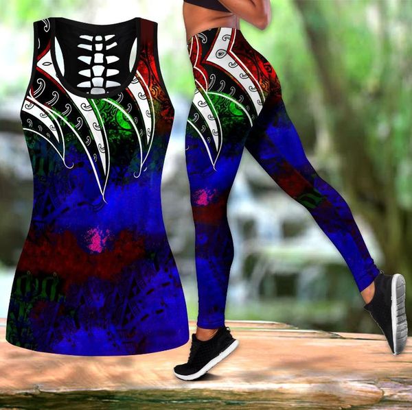 women's leggings polynesian tattoo and color 3d printed hollow tank & set fitness female full length running pants ddk84, Black
women's leggings polynesian tattoo and color 3d printed hollow tank & set fitness female full length running pants ddk84, Black