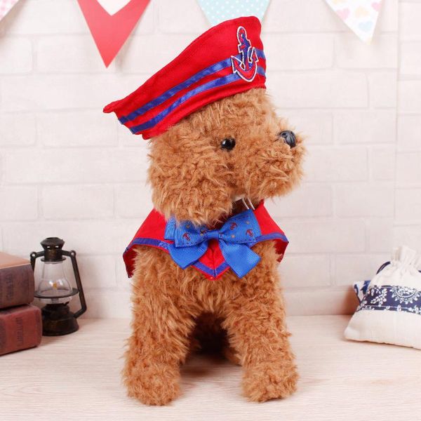 dog apparel navy bow tie suit hat pet scarf clothes role playing accessories for small dogs
dog apparel navy bow tie suit hat pet scarf clothes role playing accessories for small dogs