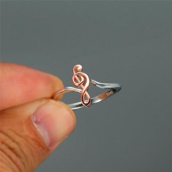 cluster rings cute female small music symbol ring 925 sterling silver rose gold engagement vintage minimalist wedding for women, Golden;silver
cluster rings cute female small music symbol ring 925 sterling silver rose gold engagement vintage minimalist wedding for women, Golden;silver
