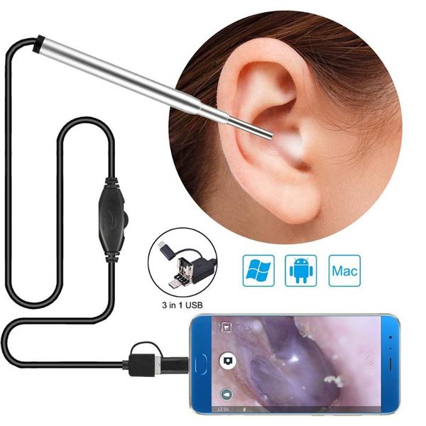 cameras in-ear mini 3.9mm usb endoscope inspection camera for otg android phone pc ear nose borescope
cameras in-ear mini 3.9mm usb endoscope inspection camera for otg android phone pc ear nose borescope