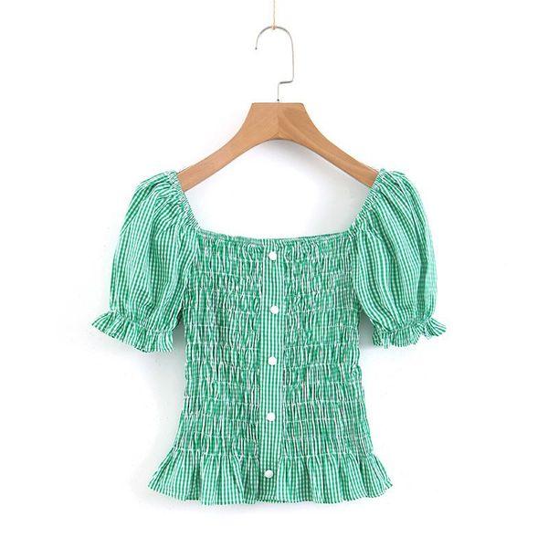 women's blouses & shirts vintage blouse women modis summer shirt korean style ruffle blusas green camisas mujer streetwear clothes 202, White
women's blouses & shirts vintage blouse women modis summer shirt korean style ruffle blusas green camisas mujer streetwear clothes 202, White