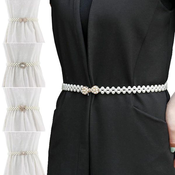 belts 1pcs women's rhinestone pearl waist chain fashion dress decorated elastic belt ladies sweet flower s78, Black;brown
belts 1pcs women's rhinestone pearl waist chain fashion dress decorated elastic belt ladies sweet flower s78, Black;brown