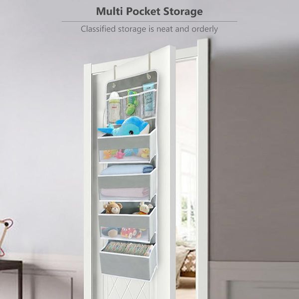 storage boxes & bins over door hanging organizer pocket wall mounted 5 layers bag with mental hooks wardrobe shoe underwear
storage boxes & bins over door hanging organizer pocket wall mounted 5 layers bag with mental hooks wardrobe shoe underwear