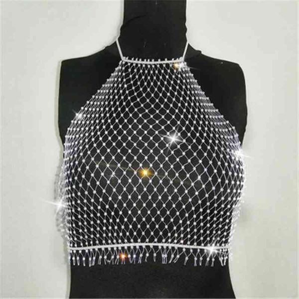 ladies rhinestone tank sleeveless mesh flashing diamond lace-up hollow high waist garment, White
ladies rhinestone tank sleeveless mesh flashing diamond lace-up hollow high waist garment, White
