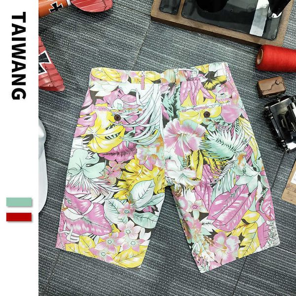 men's beach pants 2021 summer floral casual shorts men's trend loose print s, White;black
men's beach pants 2021 summer floral casual shorts men's trend loose print s, White;black