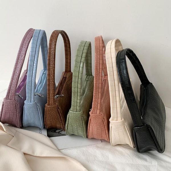 women fashion handbag pu leather shoulder totes vintage casual underarm bag female small bags clutch solid color for cross body
women fashion handbag pu leather shoulder totes vintage casual underarm bag female small bags clutch solid color for cross body