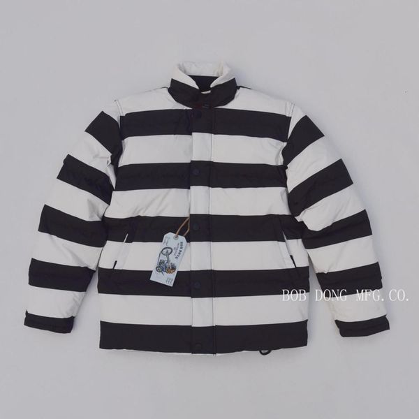 downs bob dong black white prison stripe down jacket winter men rider motorcycle coat
downs bob dong black white prison stripe down jacket winter men rider motorcycle coat