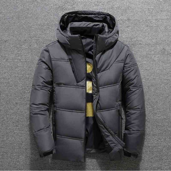men's down jacket men's short casual outdoor warm hooded jacket in winter, Black
men's down jacket men's short casual outdoor warm hooded jacket in winter, Black