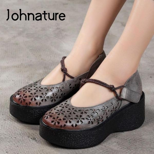 johnature retro sandals high heels women shoes genuine leather hook & loop wedges 2021 spring summer platform, Black
johnature retro sandals high heels women shoes genuine leather hook & loop wedges 2021 spring summer platform, Black