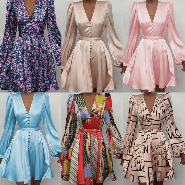 casual dresses trafy2k women summer 2021 v neck floral print boho beach dress tintin fabric v-neck slim lantern sleeve skirt, Black;gray
casual dresses trafy2k women summer 2021 v neck floral print boho beach dress tintin fabric v-neck slim lantern sleeve skirt, Black;gray