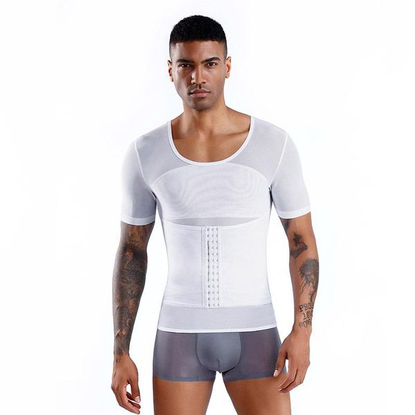 men's body shapers maoxzon mesh fitness t-shirts elastic tight fitting shaper undershirts abdomen slimming underwear corset, Black;brown
men's body shapers maoxzon mesh fitness t-shirts elastic tight fitting shaper undershirts abdomen slimming underwear corset, Black;brown