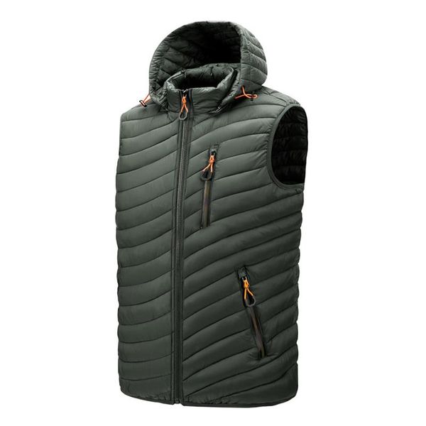 men's vests cotton jackets winter warm sleeveless windbreaker zip cardigan hooded multi-pocket vest with pocket waistcoat, Black;white
men's vests cotton jackets winter warm sleeveless windbreaker zip cardigan hooded multi-pocket vest with pocket waistcoat, Black;white