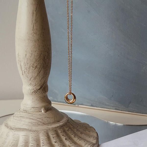 pendant necklaces gold plated titanium steel chain donuts circle fashion clavicle chains statement necklace women jewelry, Silver
pendant necklaces gold plated titanium steel chain donuts circle fashion clavicle chains statement necklace women jewelry, Silver