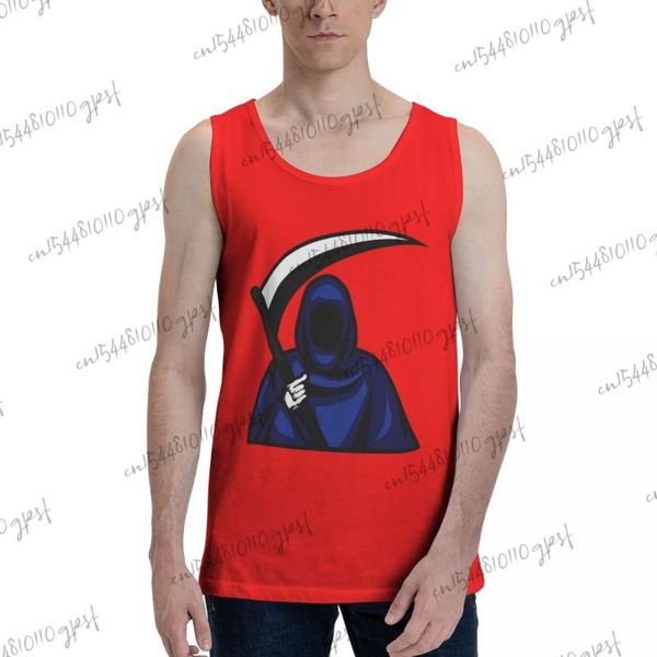 men' tank 100% cotton ropa the reaper sport esport logo shirt red clothing, White;black
men' tank 100% cotton ropa the reaper sport esport logo shirt red clothing, White;black