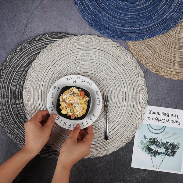 mats & pads chinese style nordic ramie cotton yarn table mat insulation pad home western place anti-scalding round plate bowl
mats & pads chinese style nordic ramie cotton yarn table mat insulation pad home western place anti-scalding round plate bowl