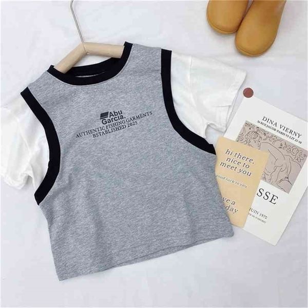 summer arrival girls fashion letter t shirt kids patchwork girl clothes 210528, Blue
summer arrival girls fashion letter t shirt kids patchwork girl clothes 210528, Blue