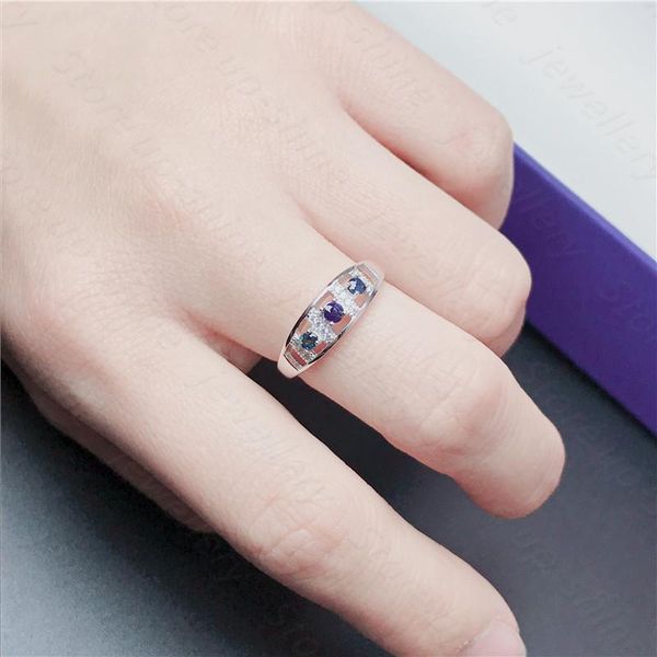 cluster rings natural sapphire ring 925 silver ladies low-key simple atmosphere, Golden;silver
cluster rings natural sapphire ring 925 silver ladies low-key simple atmosphere, Golden;silver