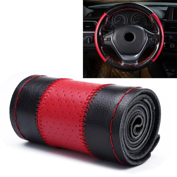 steering wheel covers car cover with needles and thread artificial leather diameter 38cm auto accessories styling
steering wheel covers car cover with needles and thread artificial leather diameter 38cm auto accessories styling