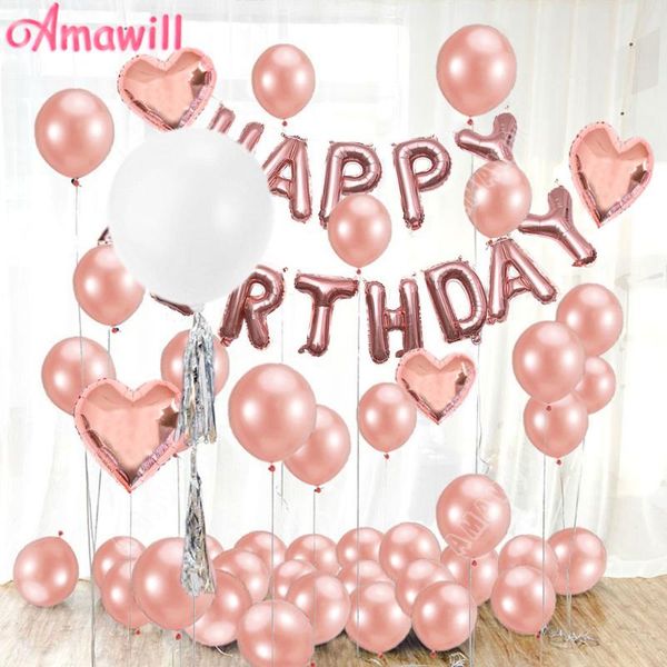 amawill rose gold happy birthday party balloons banner sweet decorations kids wedding anniversary supplies decoration
amawill rose gold happy birthday party balloons banner sweet decorations kids wedding anniversary supplies decoration