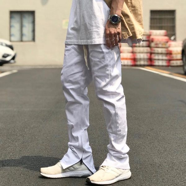 men's pants black white joggers high street sweatpant for men fashion ankle zipper slim fit drawstring elastic trousers 2021
men's pants black white joggers high street sweatpant for men fashion ankle zipper slim fit drawstring elastic trousers 2021