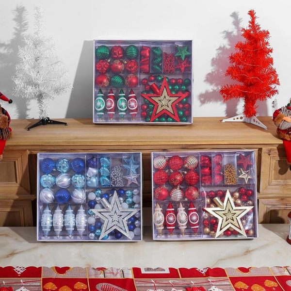 set christmas tree decor hanging ball xmas party pendants ornament home box creative gifts wholesale decoration 
set christmas tree decor hanging ball xmas party pendants ornament home box creative gifts wholesale decoration
