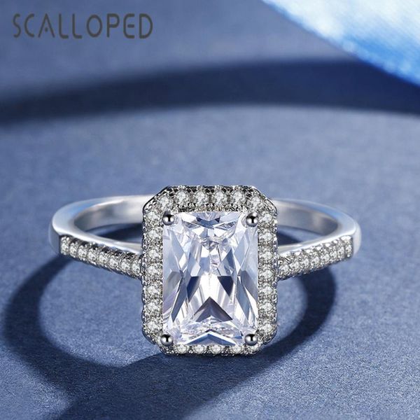 wedding rings scalloped trendy elegant square white zircon engagement for women micro inlaid crystal female band jewelry, Slivery;golden
wedding rings scalloped trendy elegant square white zircon engagement for women micro inlaid crystal female band jewelry, Slivery;golden