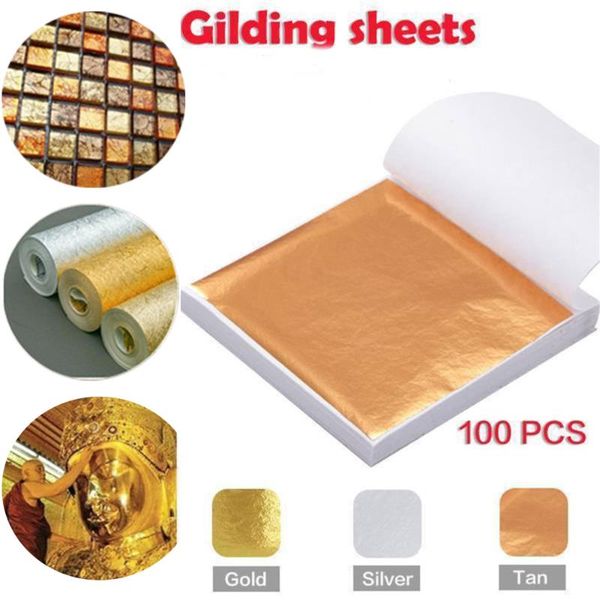 other arts and crafts 100pcs/set 9*9m art craft paper imitation gold sliver copper leaf foil gilding accessories diy decoration
other arts and crafts 100pcs/set 9*9m art craft paper imitation gold sliver copper leaf foil gilding accessories diy decoration