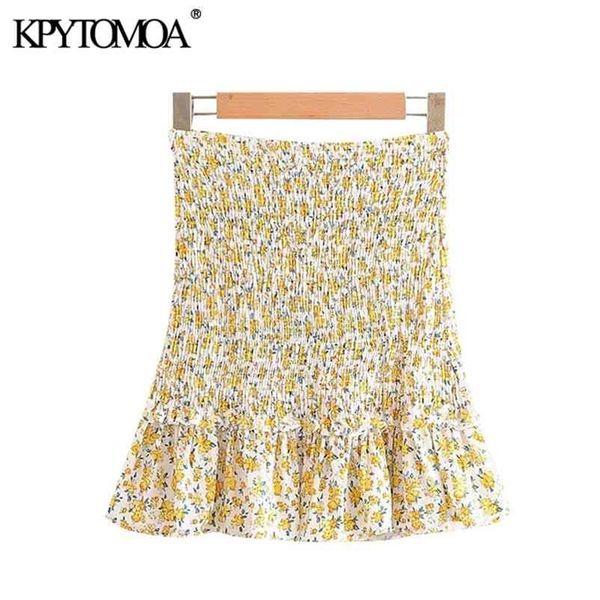 kpytomoa women sweet fashion floral print ruffled mini skirt vintage high elastic waist smocked female skirts mujer 210621, Black
kpytomoa women sweet fashion floral print ruffled mini skirt vintage high elastic waist smocked female skirts mujer 210621, Black