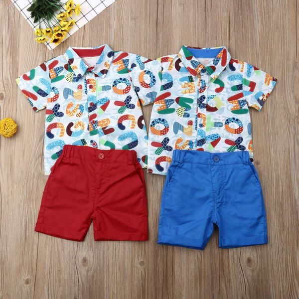 1-6years children boys clothes colorful english letter boys shirt red blue shorts kids set boys clothing set kids suit, White;black
1-6years children boys clothes colorful english letter boys shirt red blue shorts kids set boys clothing set kids suit, White;black