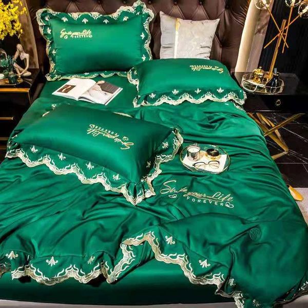 bedding sets 4pcs summer washable silk thin quilt bed sheet pillowcase luxury lace cool naked sleeping princess style twin set
bedding sets 4pcs summer washable silk thin quilt bed sheet pillowcase luxury lace cool naked sleeping princess style twin set
