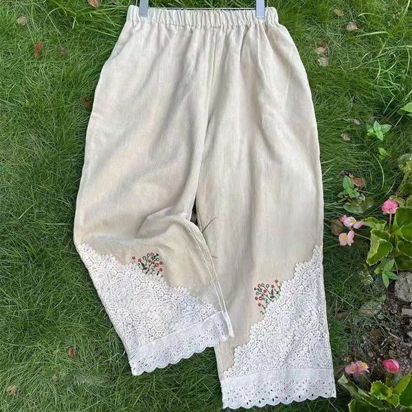 women's pants & capris autumn winter corduroy floral embroidery women clothing japanese mori girl sweet solid color soft warm female pr, Black;white
women's pants & capris autumn winter corduroy floral embroidery women clothing japanese mori girl sweet solid color soft warm female pr, Black;white